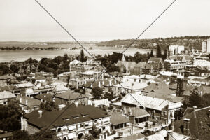 1940s Panoramic View Over Perth Western Australia Photo Print 6" x 4"
