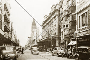 Hay Street Perth WA c.1949 Urban Scene Photo Print 6" x 4"