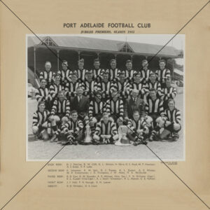Port Adelaide Jubilee Premiers 1951 - Team Photo - Photo Print 6" x 6"