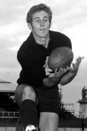 Young Robert Walls Preparing To Kick Football 6" x 4" Photo Print