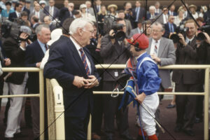 Peter Hutchinson and Colin Hayes, Caulfield Cup 1993 6" x 4" Photo Print