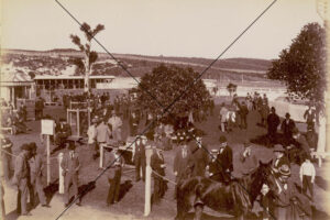 Kensington Racecourse Crowd Scene, 1800s 6" x 4" Photo Print