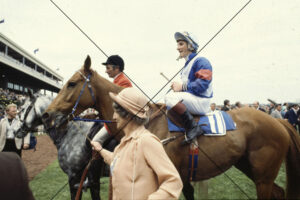 Kiwi and Jim Cassidy, Melbourne Cup Return 6" x 4" Photo Print