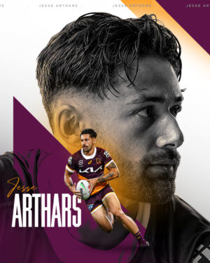 Jesse Arthars Rugby Composite Artwork 6" x 8" Photo Print