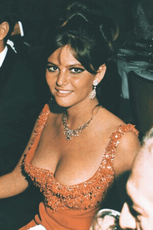 Claudia Cardinale in Orange Dress Photo Print 6" x 4"