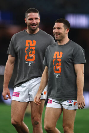 Jesse Hogan & Toby Greene Laughing – 6" x 4" Photo Print