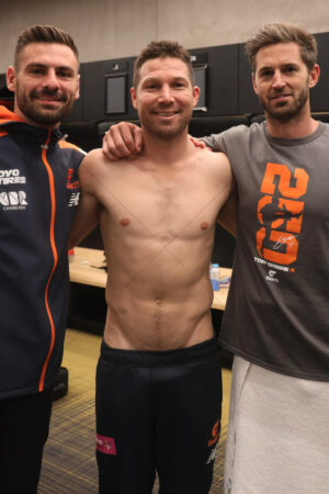 Coniglio, Greene & Ward Post-Match 6" x 4" Photo Print