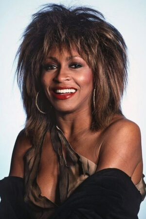 Tina Turner Glamorous Portrait in Patterned Dress 6" x 4" Photo Print