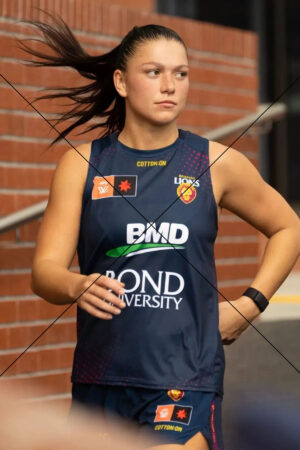 Poppy Boltz Running in Brisbane AFLW Training Kit Photo Print 6" x 4"