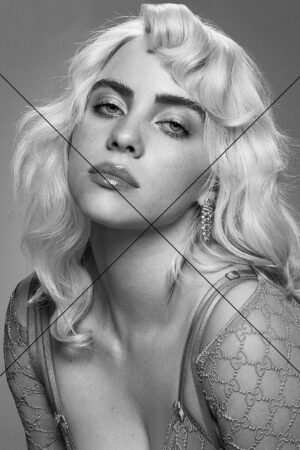 Billie Eilish Glamorous Look in Lace Outfit Photo Print 6" x 4"