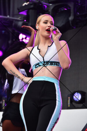 Iggy Azalea Performing with Microphone in Hand Photo Print 6" x 4"