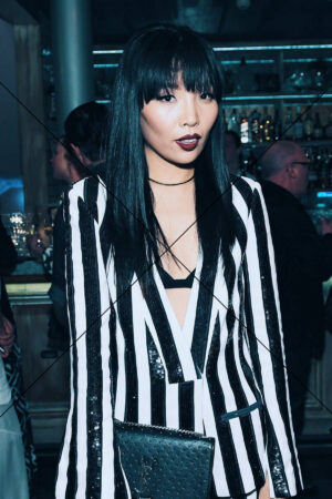 Dami Im at Event in Striped Sequin Jacket Photo Print 6" x 4"
