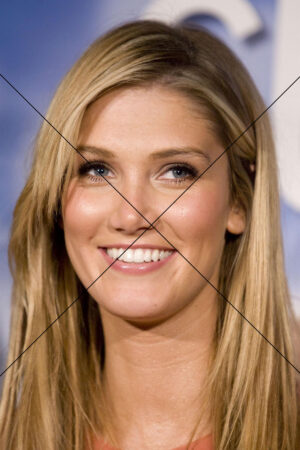 Delta Goodrem Close-Up with Blonde Hair Photo Print 6" x 4"