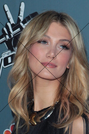 Delta Goodrem with Soft Curls at The Voice Photo Print 6" x 4"