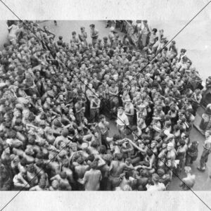 Major-General Eather Addressing Troops on Georgetown Victory 1946 Photo Print 6" x 6"