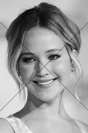 Jennifer Lawrence Smiling Portrait Photo Print 6" x 4"