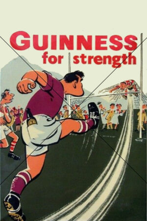 Guinness For Strength Rugby Ad Photo Print 6" x 4"