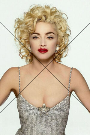 Madonna in Glamorous Sparkling Dress Photo Print 6" x 4"