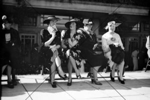 Women Seated During Race Day Melbourne Cup 1936 Photo Print 6" x 4"