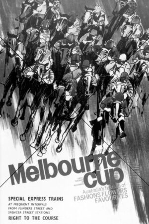 Vintage Melbourne Cup Poster Australia Festival Photo Print 6" x 4"