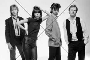 The Pretenders in Iconic Black & White Studio Portrait 6" x 4"
