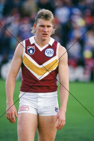 Nathan Buckley in Brisbane Lions Kit AFL Photo Print 6" x 4"