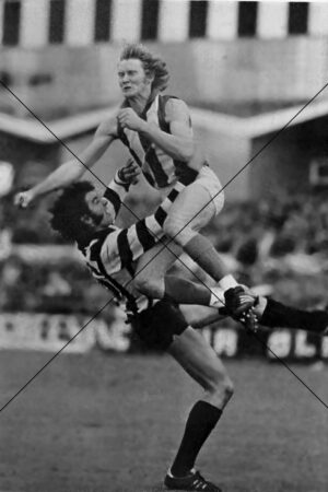 Keith Greig Big Bump For North Melbourne Photo Print 6" x 4"