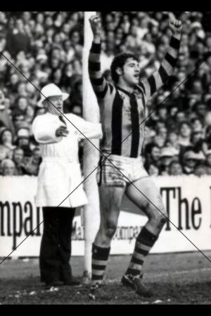 Peter Hudson Celebrates Goal For Hawthorn Photo Print 6" x 4"
