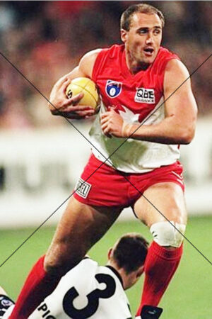 Tony Lockett In Action For Sydney Swans Photo Print 6" x 4"