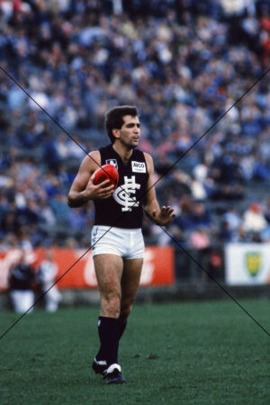 Wayne Johnston Carlton Running With Ball Photo Print 6" x 4"