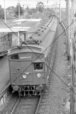 Tait Train Arriving at Jacana Broadmeadows Line 1978 Photo Print 6" x 4"