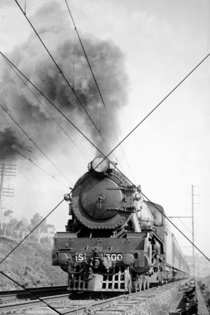 S300 Steam Locomotive on Glenroy Bank Circa 1930s Photo Print 6" x 4"