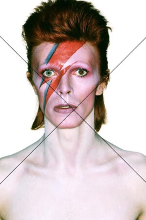 David Bowie Aladdin Sane Lightning Bolt 1973 Photo Print 6" x 4"
