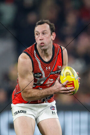 Todd Goldstein Playing for Essendon Dreamtime Match Photo Print 6" x 4"