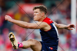 Jake Melksham Powerful Kick Melbourne Demons Photo Print 6" x 4"