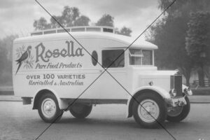 Rosella Delivery Van 1930s Australian Food Print 6" x 4"