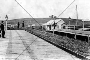 Early Pascoe Vale Station Scene Circa 1885 Photo Print 6" x 4"