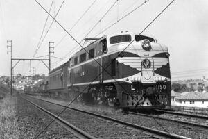 L1150 with Dynamometer Car Glenroy Bank 1954 Photo Print 6" x 4"