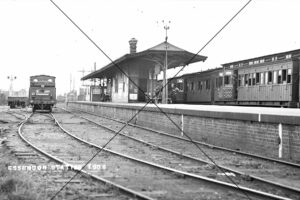 Essendon Station with Sandringham Train, 1908 Photo Print 6 x 4""