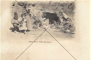 Benny Boy's Camp Worturpa Aboriginal Family Print 6" x 4"