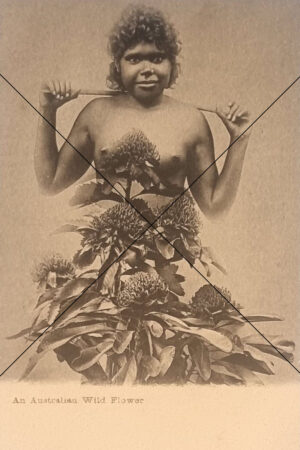 An Australian Wild Flower Aboriginal Girl Photo Print 6" x 4"