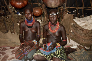 Inside a Dassanech Hut, Ethiopia - Photo Print 6" x 4"