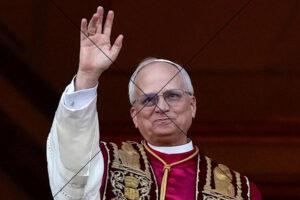 Pope Leo XIV Waving to Crowd Photo Print 6" x 4"