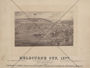 Melbourne Cup 1877 Historic Horse Racing Print 6" x 4" Photo Print