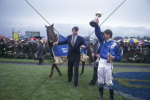 David Hayes Leads Jeune with Cup Winner Harris 6" x 4" Photo Print