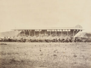 Vintage Scene: Rosehill Racecourse and Horse-Drawn Carts 6" x 4" Photo Print