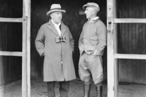 Trainer George Price with jockey Maurice McCarten, Randwick, 1933 6" x 4" Photo Print