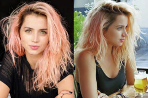 Ana de Armas with Pink Hair Duo Portrait 6" x 4" Photo Print