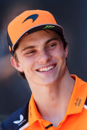 Oscar Piastri Laughing in Orange Cap 6" x 4" Photo Print