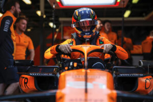 Oscar Piastri in F1 Cockpit Focused Before Race 6" x 4" Photo Print